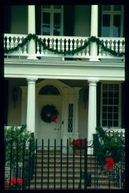 USA Weihnachten 1993/1994/Charleston SC Christmas Doors/Rainbow Road