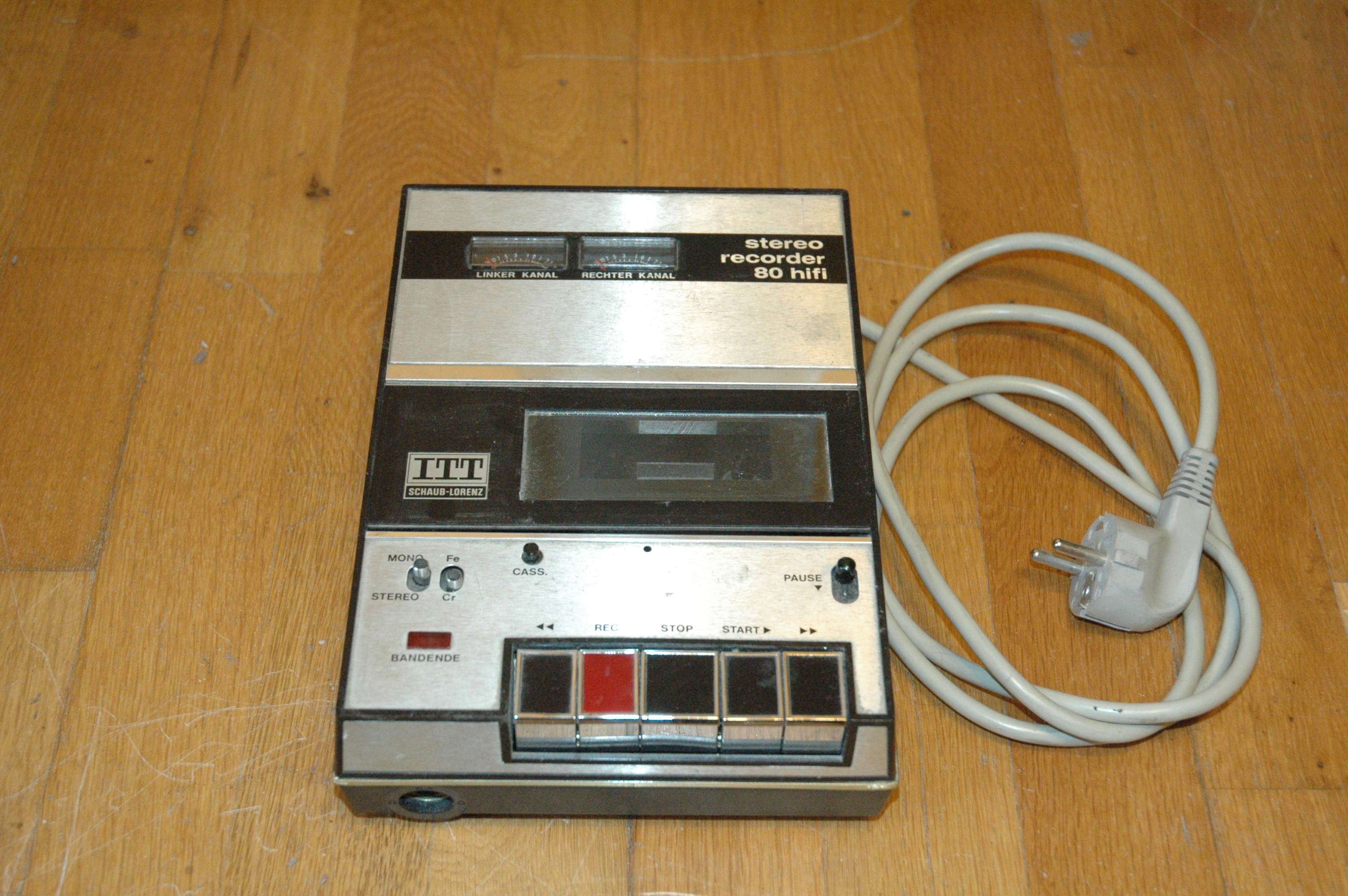 stereo cassetten recorder