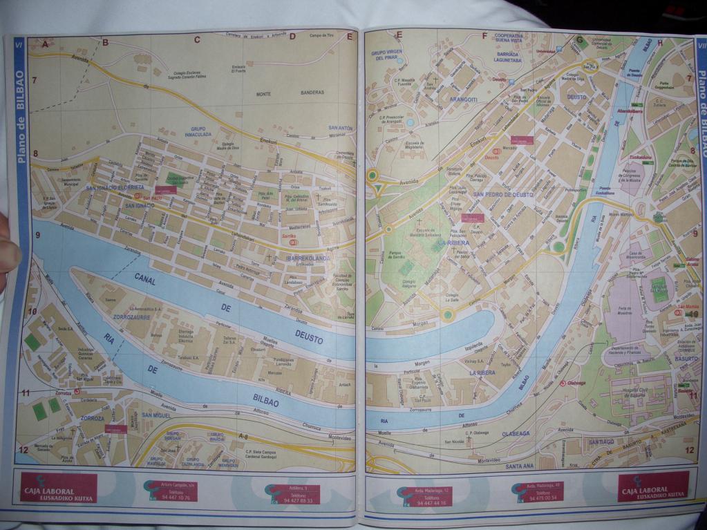 Landkarte (map) Bilbao 1