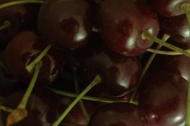 black cherries/schwarze Kirschen