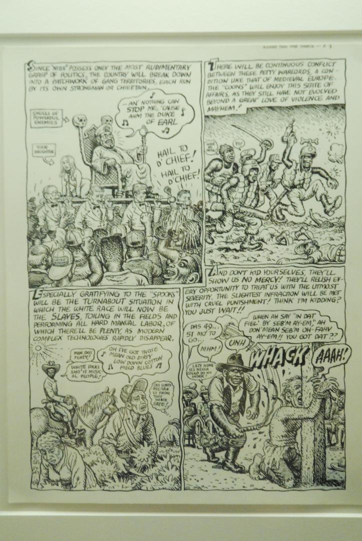 When the Niggers take over America 3/Robert Crumb (USA 1943)/1993/Ink on Paper