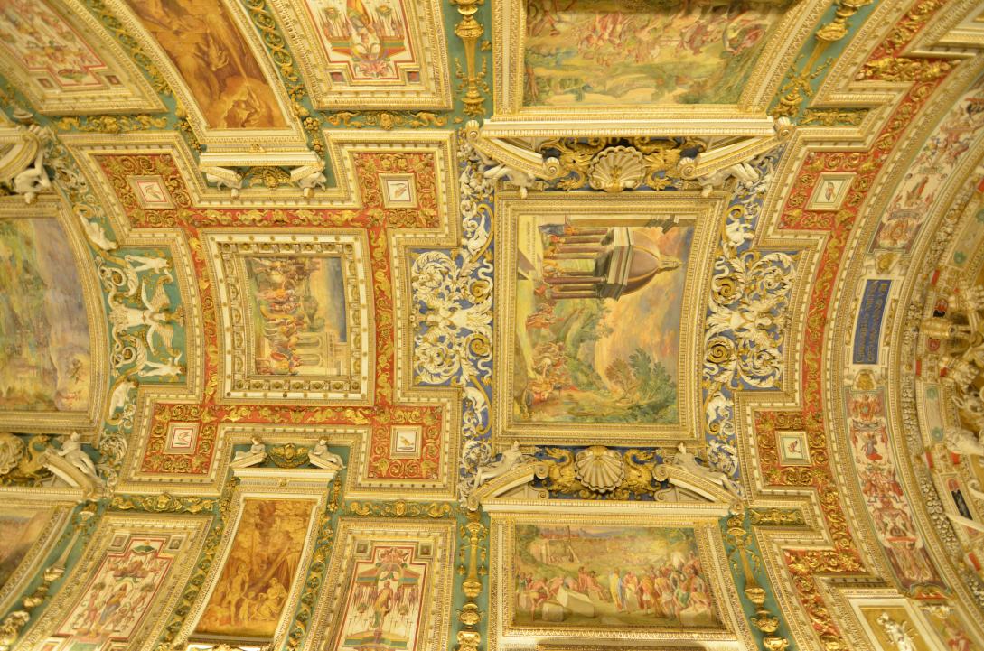 Musei Vaticani: Map gallery - ceiling