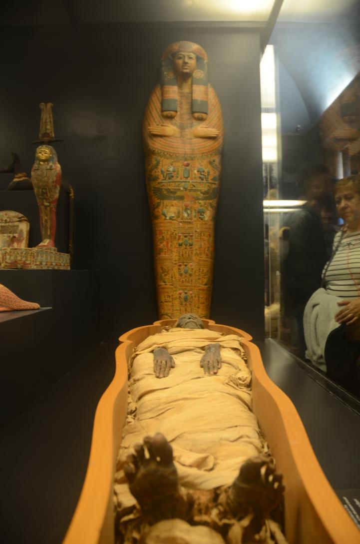 Musei Vaticani: Egyptian collection - sarcophagus/mumia