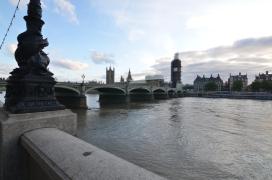 Big Ben and Houses of Parliament/Lamppost with Fish