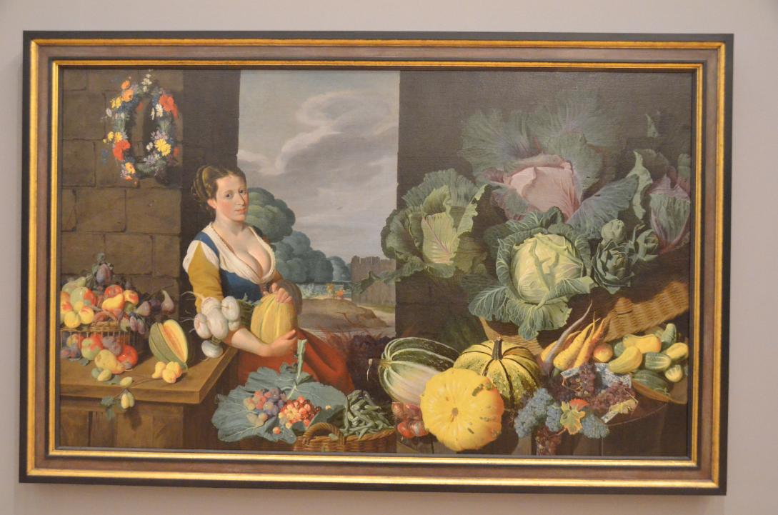 Nathaniel Bacon/Cookmaid with Still Life of Vegetables/1620-25/Tate Britain