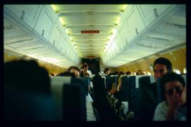 Nicaragua 1992/departe/interior del avion