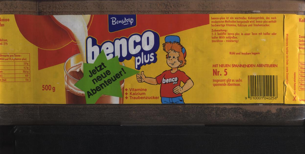 Benco-plus-Dose ca 1991 (scan)
