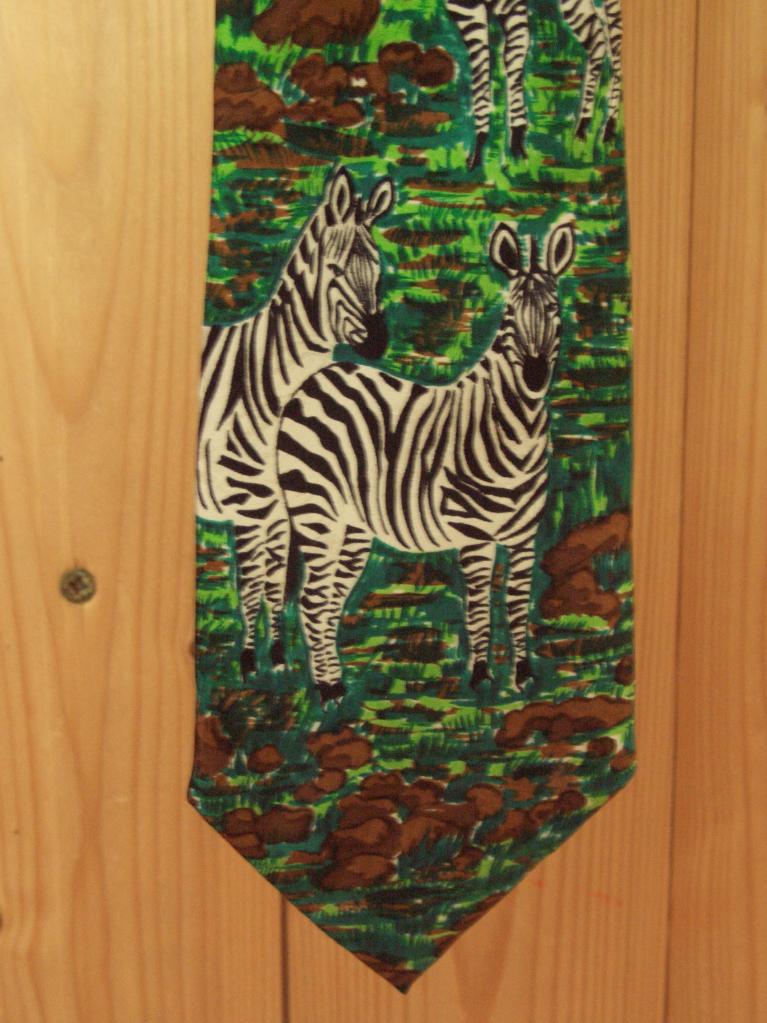 zebra necktie